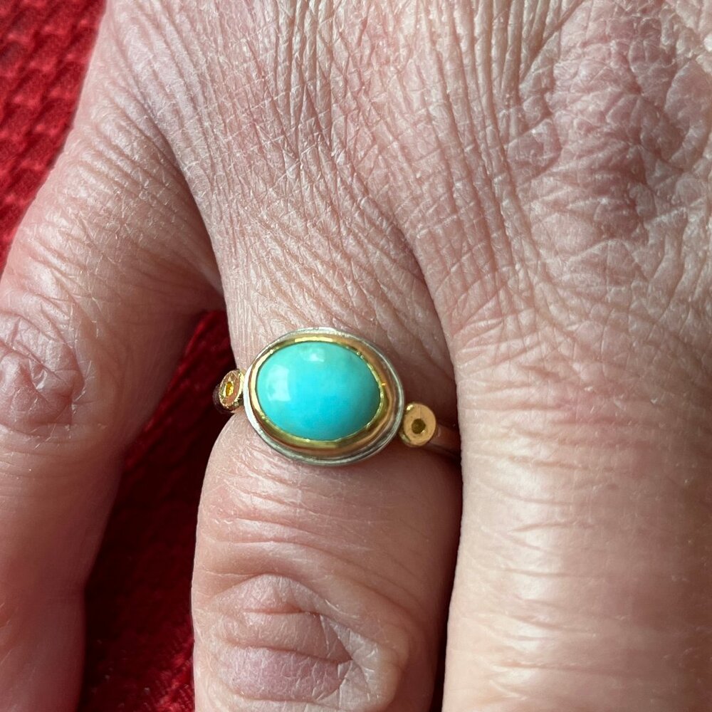 Turquoise ring size 6